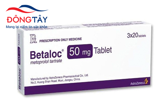 Betaloc (Metoprolol) là một loại thuốc điều trị đau thắt ngực ổn định hay dùng